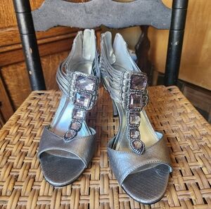 Silver Women's Heels